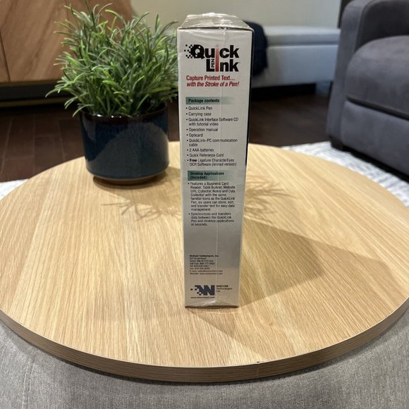 1999 WizCom QuickLink Pen Handheld Scanner Super Pen Brand New Sealed - Picture 7 of 11